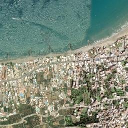 Agía Marína map(satellite map)