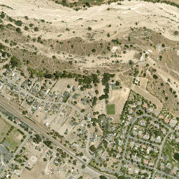 Asuncion California High Resolution Satellite Map