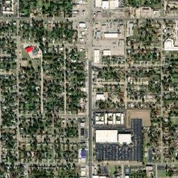 Warr Acres map(satellite map)