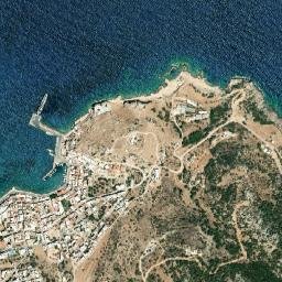 Karpathos map(satellite map)