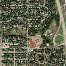 712 Northwest 36th Street, Oklahoma City High Resolution Satellite Map