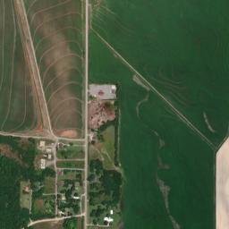 Algoa Arkansas High Resolution Satellite Map