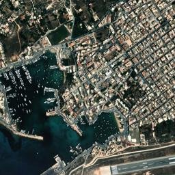 Lampedusa map(satellite map)