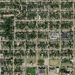 2801-2899 North Indiana Avenue Oklahoma City Satellite Map