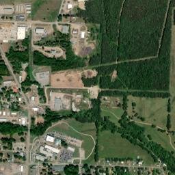 1003-1101 North 18th Street, Ozark, AR  High Resolution Satellite Map