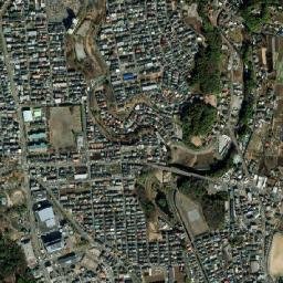 Zama Shi map(satellite map)