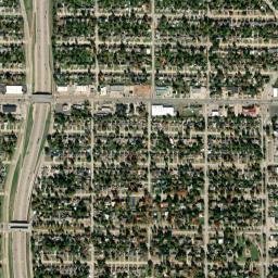 3413-3417 Northwest 18th Street Oklahoma City OK High Resolution Satellite Map