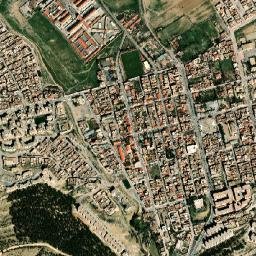 Tazoult-Lambese map(satellite map)