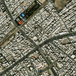 Robat Karim map(satellite map)