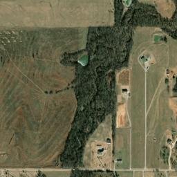 14936 Northwest 10th Street, Yukon, OK High Resolution Satellite Map