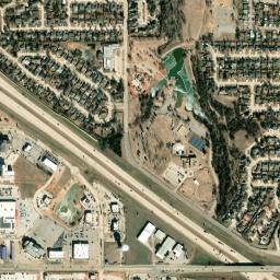 2516-2520 West Olympic Drive Yukon OK High Resolution Satellite Map