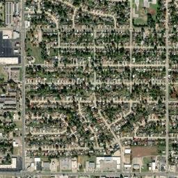 1400-1498 North Tulsa Avenue, Oklahoma City, OK High Resolution Satellite Map