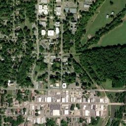 Clarksville map(satellite map)