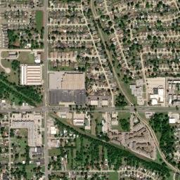 5699 Southeast 3rd Street Midwest City OK High Resolution Satellite Map