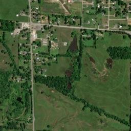 Webb City Arkansas High Resolution Satellite Map