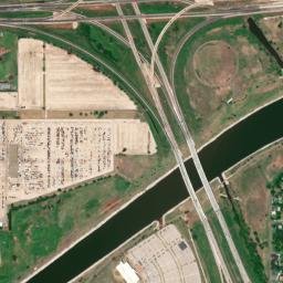 Interstate 44 Oklahoma City OK 73108 High Resolution Satellite Map