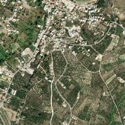 Kalýves map(satellite map)