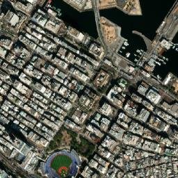 Yokohama, Japan High Resolution Satellite Map