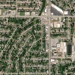 4005-4009 Mallard Dr Del City OK High Resolution Satellite Map