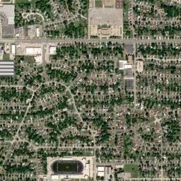 Midwest City map(satellite map)