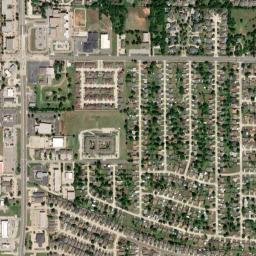 1650-1700 South Douglas Boulevard, Midwest City, OK 73130, US High Resolution Satellite Map