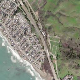 Cayucos map(satellite map)
