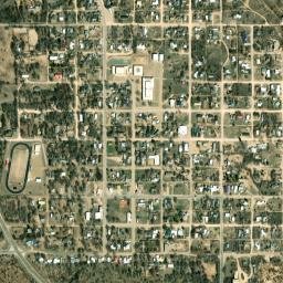 293 West 1st Street, Lefors, TX 79054, USA High Resolution Satellite Map