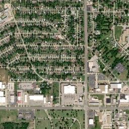 Del City map(satellite map)