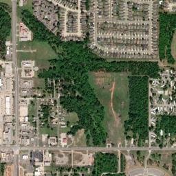 2829-2899 South Douglas Boulevard, Midwest City, OK High Resolution Satellite Map