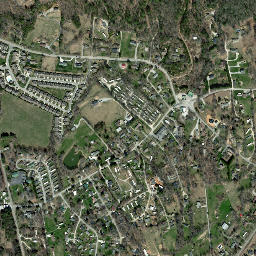 Hoopers Creek map(satellite map)