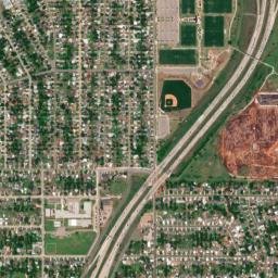 Will Rogers Expressway, Oklahoma City, OK High Resolution Satellite Map
