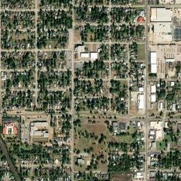 3550-3598 South Lindsay Avenue Oklahoma City OK High Resolution Satellite Map