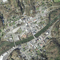 Bryson City map(satellite map)