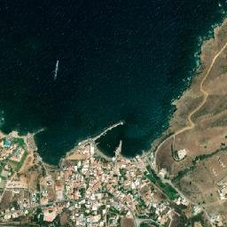 Pánormos map(satellite map)