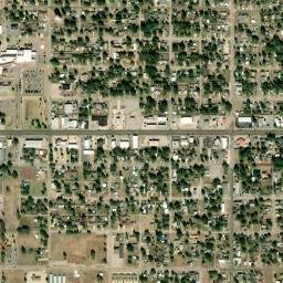 353-399 North Oklahoma Avenue Elk City OK High Resolution Satellite Map