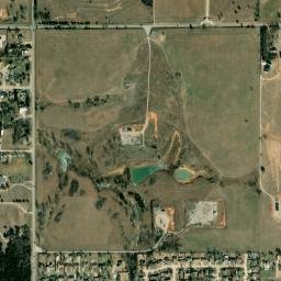 1631 North Orchard Terrace, Mustang, OK High Resolution Satellite Map