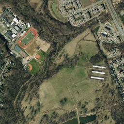 Satellite view of Cabarrus Country Club
