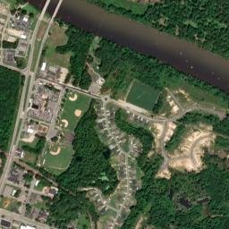 Lillington map(satellite map)