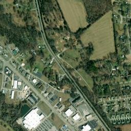 Flowertown Tennessee High Resolution Satellite Map