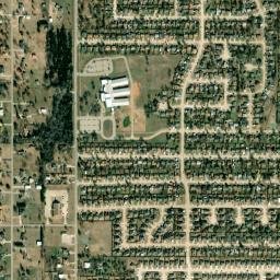 1096-1150 South Czech Hall Road, Mustang High Resolution Satellite Map