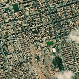 Hammam Bou Hadjar map(satellite map)