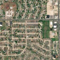 8913 South Hillcrest Drive Oklahoma City High Resolution Satellite Map