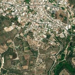Pérama map(satellite map)