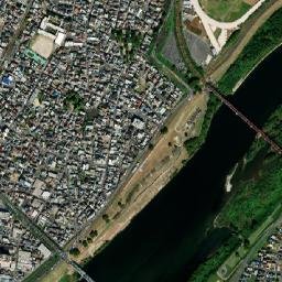 Kasamatsuchō map(satellite map)