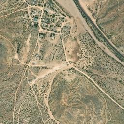 Hackberry Arizona High Resolution Satellite Map
