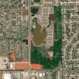 Southwest 104th Street, Oklahoma City High Resolution Satellite Map