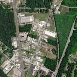 Wayne County map(satellite map)