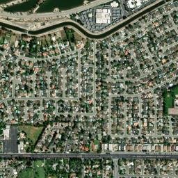 Kern City California High Resolution Satellite Map