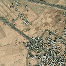 Eyvanekey map(satellite map)