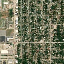 1572 N Broadway Ave Shawnee Oklahoma High Resolution Satellite Map